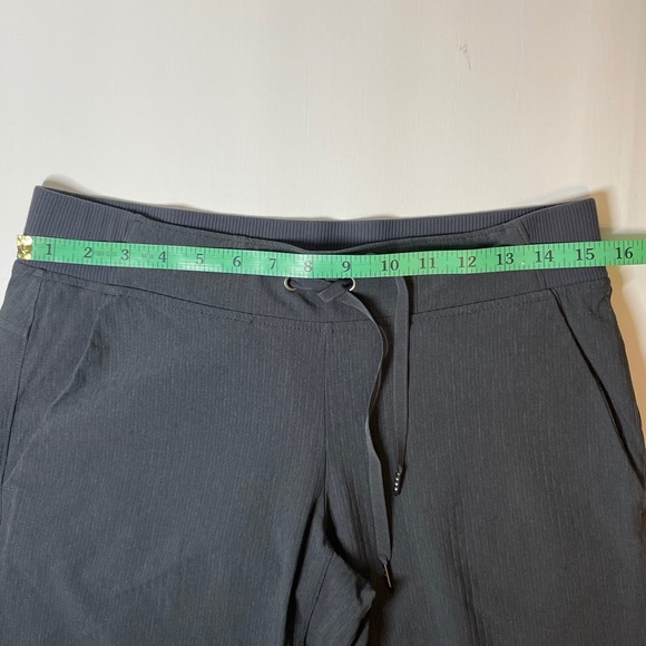 Athleta Navy Stretch Travel Chic Pants Womens 4 Tall Normcore Pockets Lounge - Picture 10 of 14